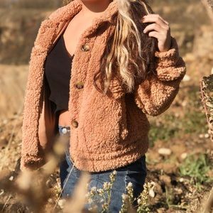 Sherpa Button up Jacket